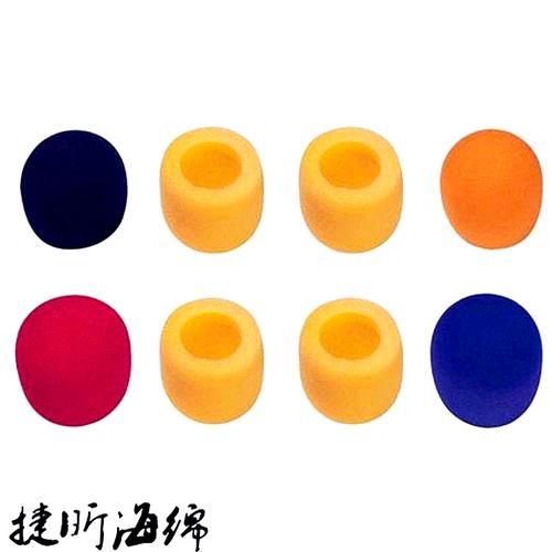 防尘海绵话筒套厂家批发 东莞捷昕供应耳机棉咪套 透气海绵网空心
